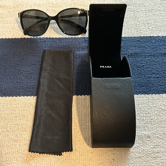 Prada Cat Eye Polarized Sunglasses - Picture 4 of 5